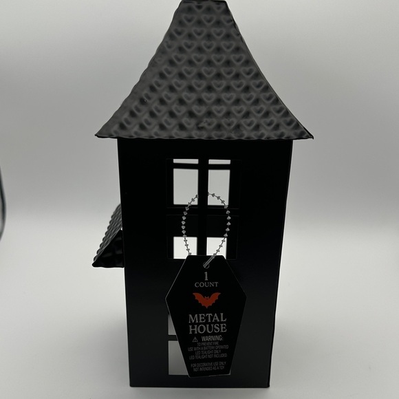 Metal Haunted House Tea Light Decor - Picture 9 of 9